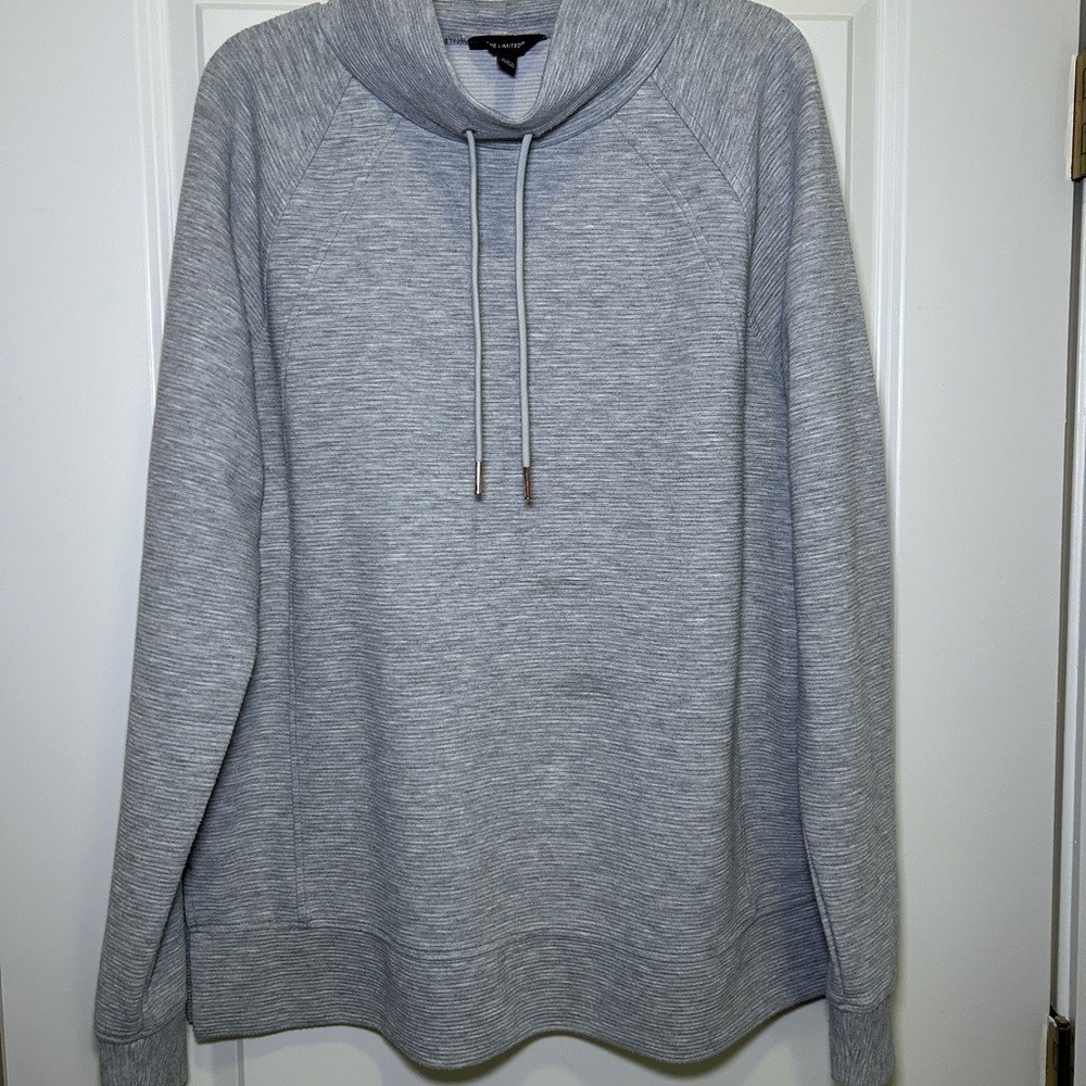 The Limited: Gray Cowl Neck Sweater